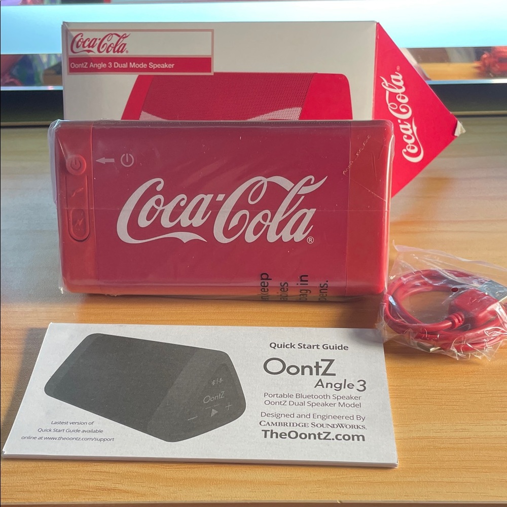 Coca-Cola Red OontZ Angle 3 Speaker